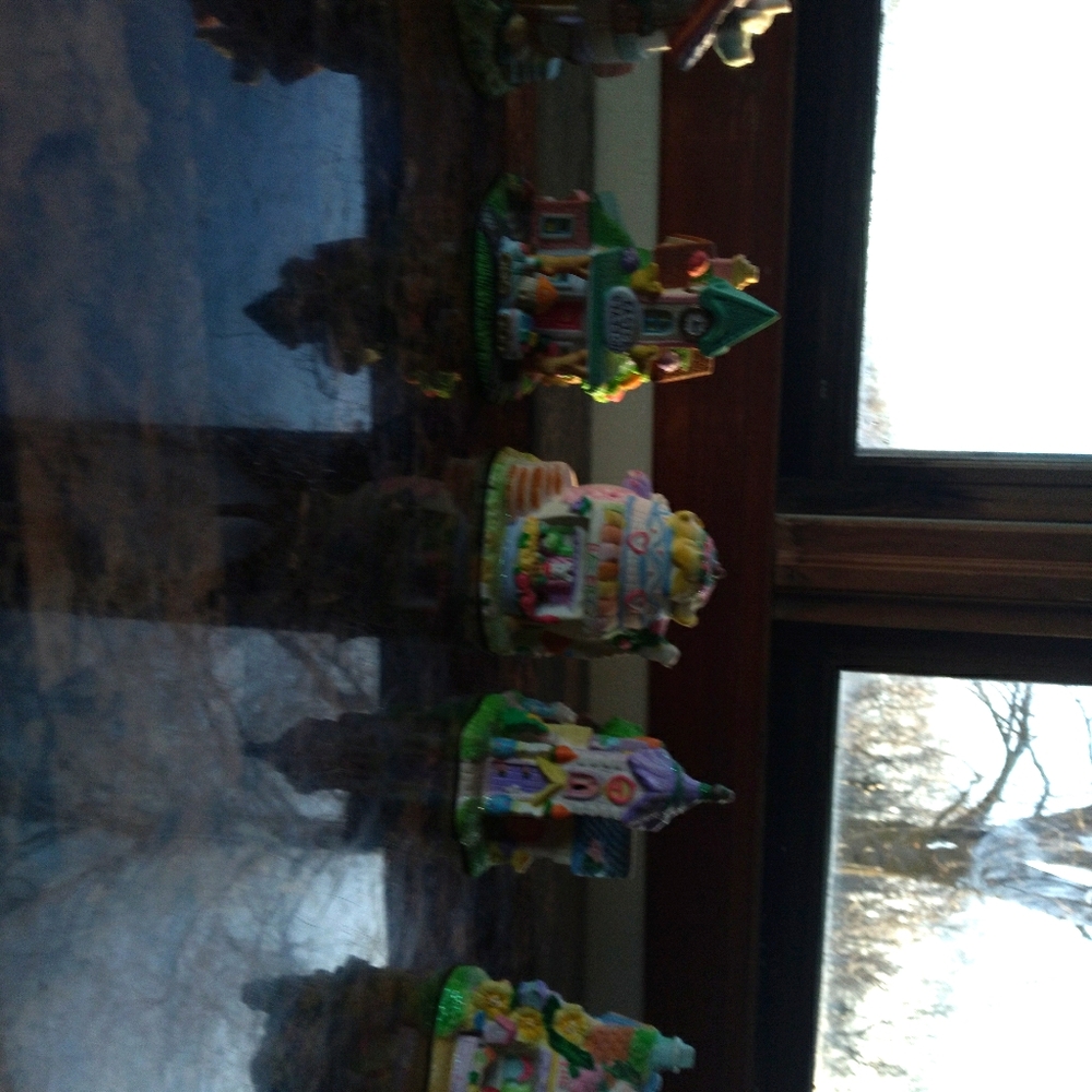 Easter village set